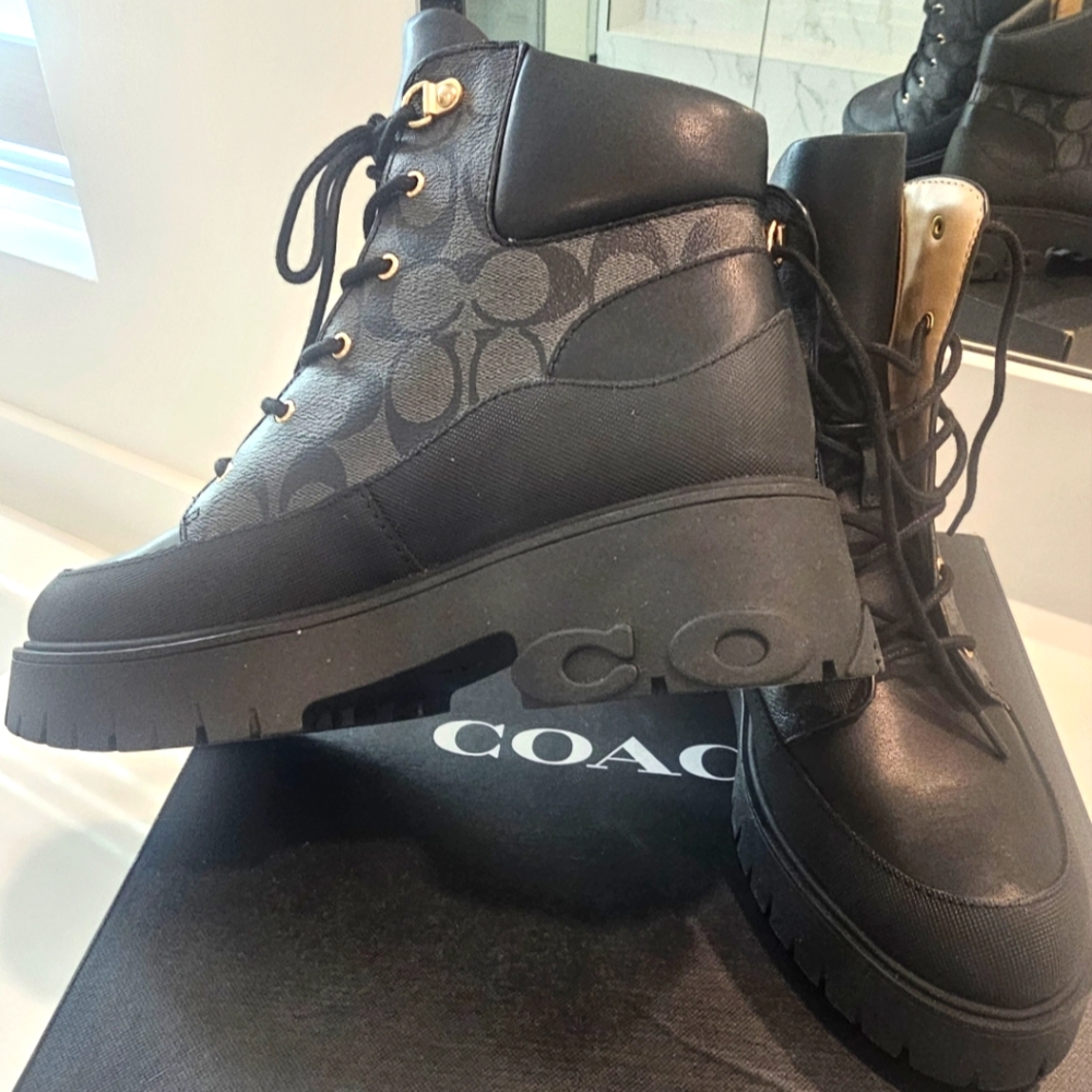 💯AUTHENTIC COACH ROYCE SIGNATURE BOOTS